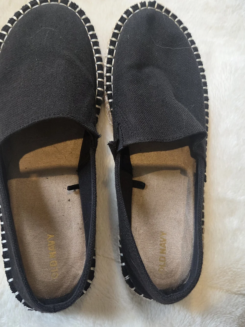Old Navy Black Women's Espadrille Slip-On